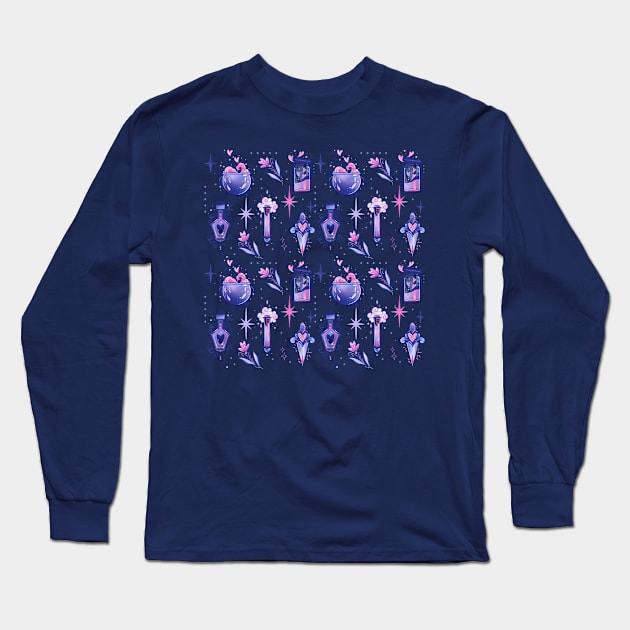 Love potion kit Long Sleeve T-Shirt by Tex doodles 